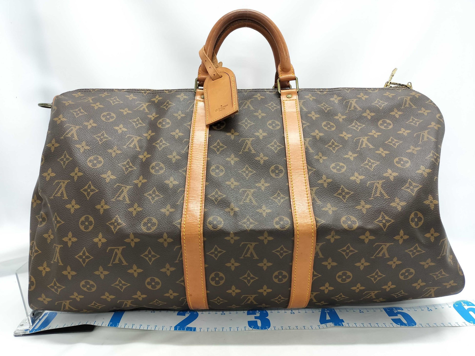 LOUIS VUITTON FC 893 Monogram M41414 Keepall Bandouliere 55 Boston Bag with Stitch