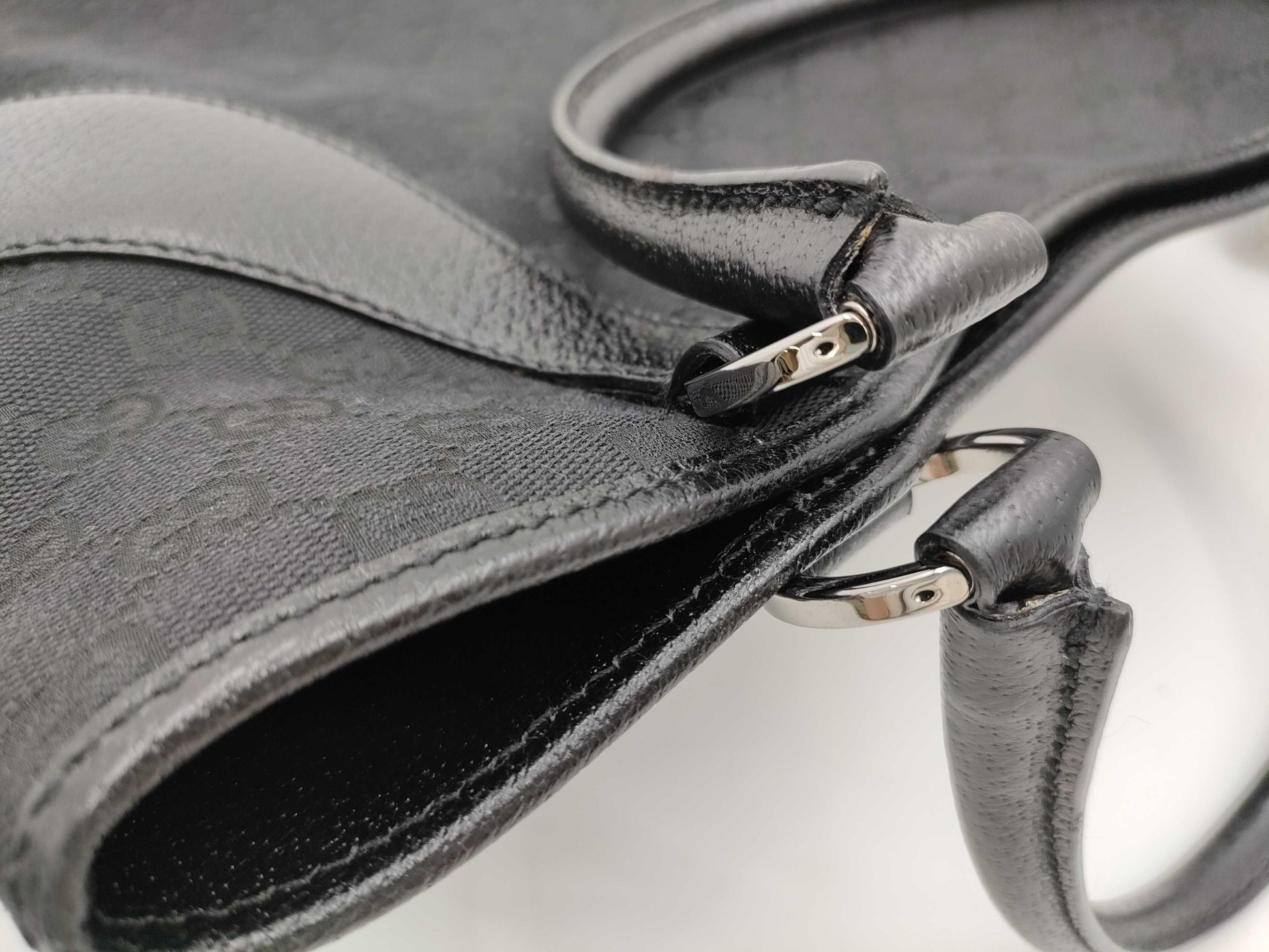 GUCCI GG Tote Bag / 113016 205118 / Black Tote Bag