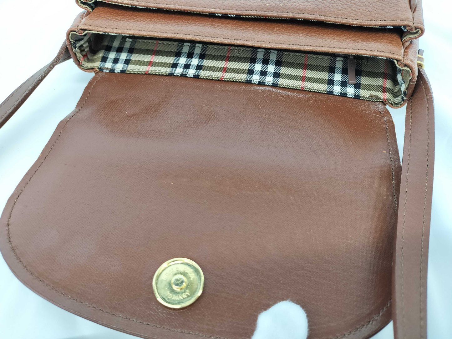 BURBERRY Leather Shoulder Bag