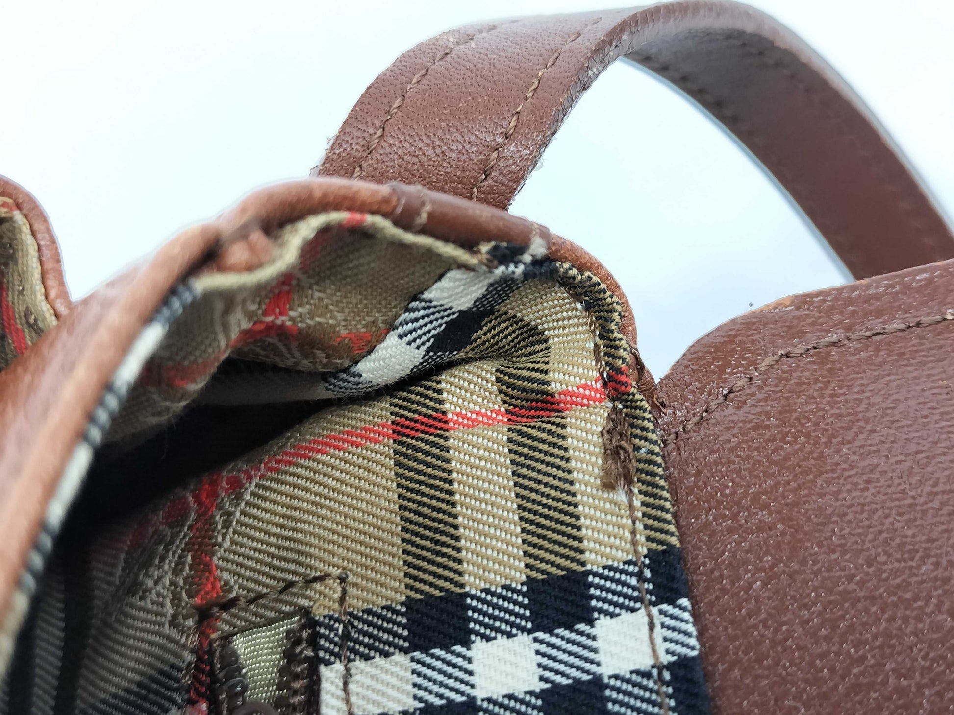 BURBERRY Leather Shoulder Bag