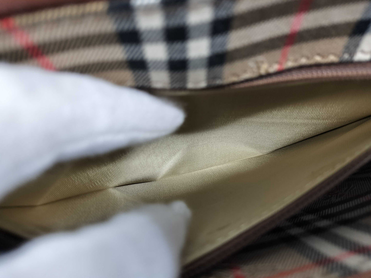 BURBERRY Leather Shoulder Bag