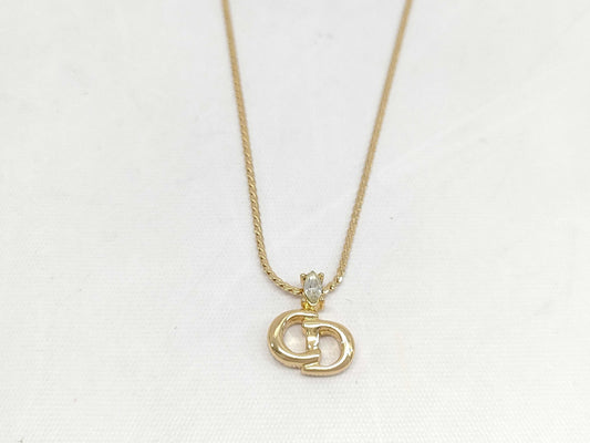 Dior G logo necklace necklace