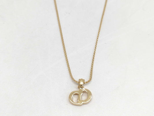 Dior G logo necklace necklace