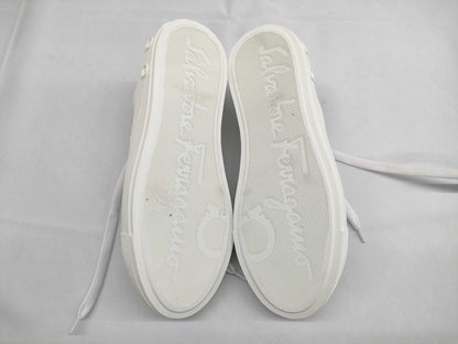 Salvatore Ferragamo Canvas/Gancini Motif Sneakers