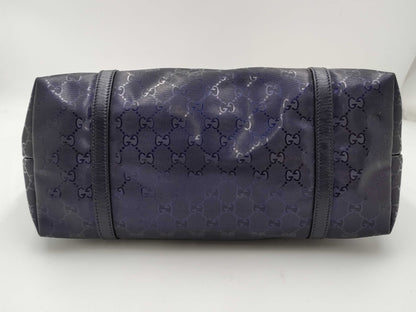 GUCCI Impreza 197953 Purple Tote Bag