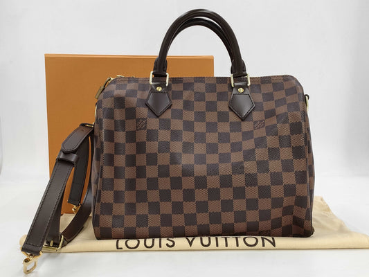 LOUIS VUITTON Damier N41183 Speedy Bandouliere 30 Boston Bag