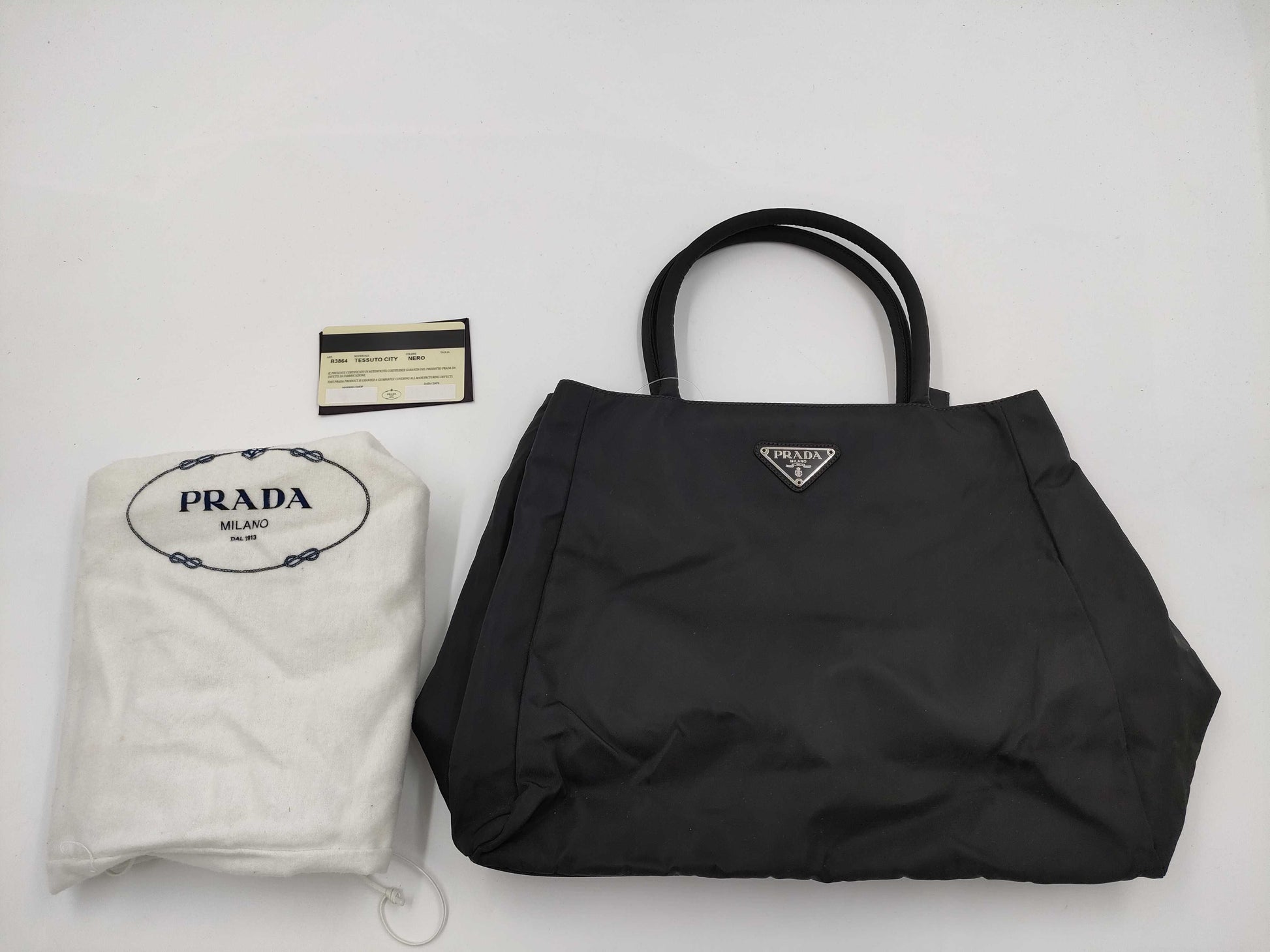 PRADA nylon handbag handbag