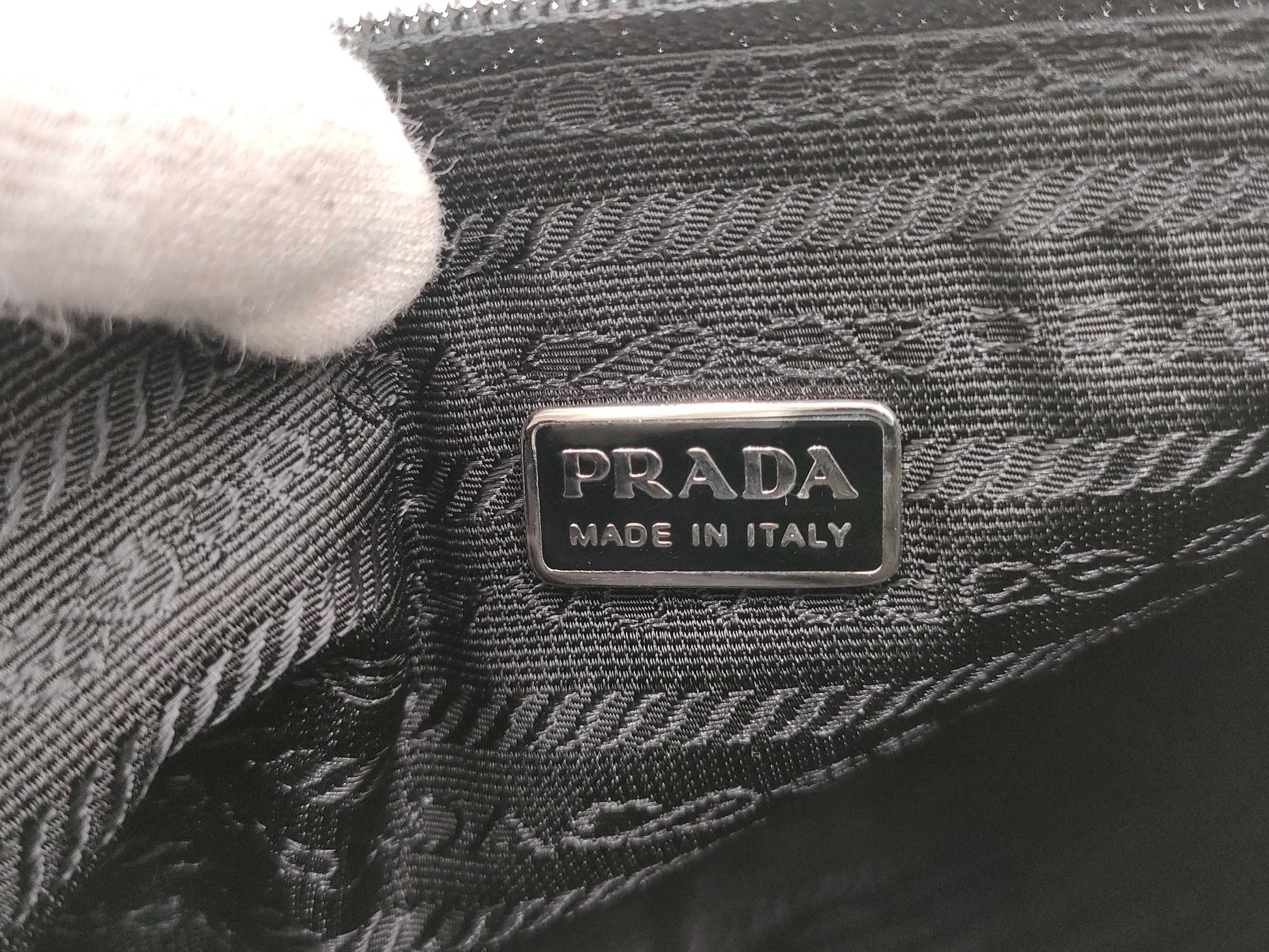 PRADA Nylon Quilted Pouch Pouch