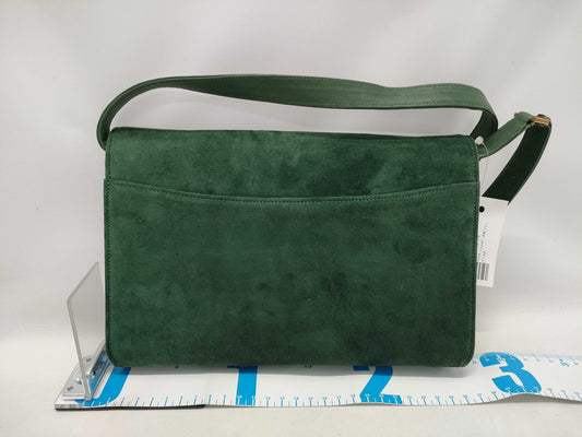 GUCCI Old Velour Shoulder Bag with Gloves and Coin Case
