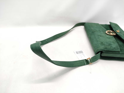 GUCCI Old Velour Shoulder Bag with Gloves and Coin Case