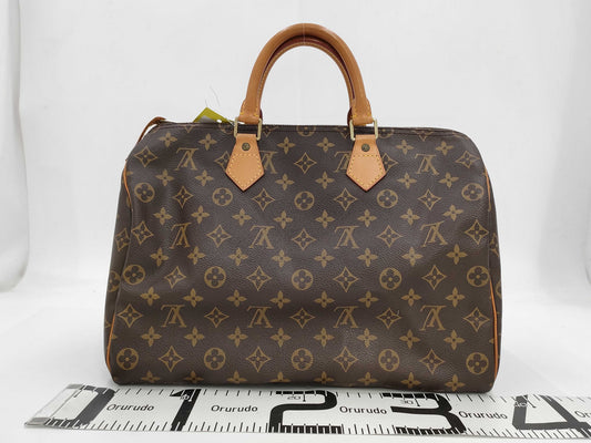 LOUIS VUITTON Monogram M41107 Speedy 35 Boston Bag