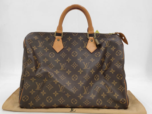 LOUIS VUITTON Monogram M41107 Speedy 35 Boston Bag