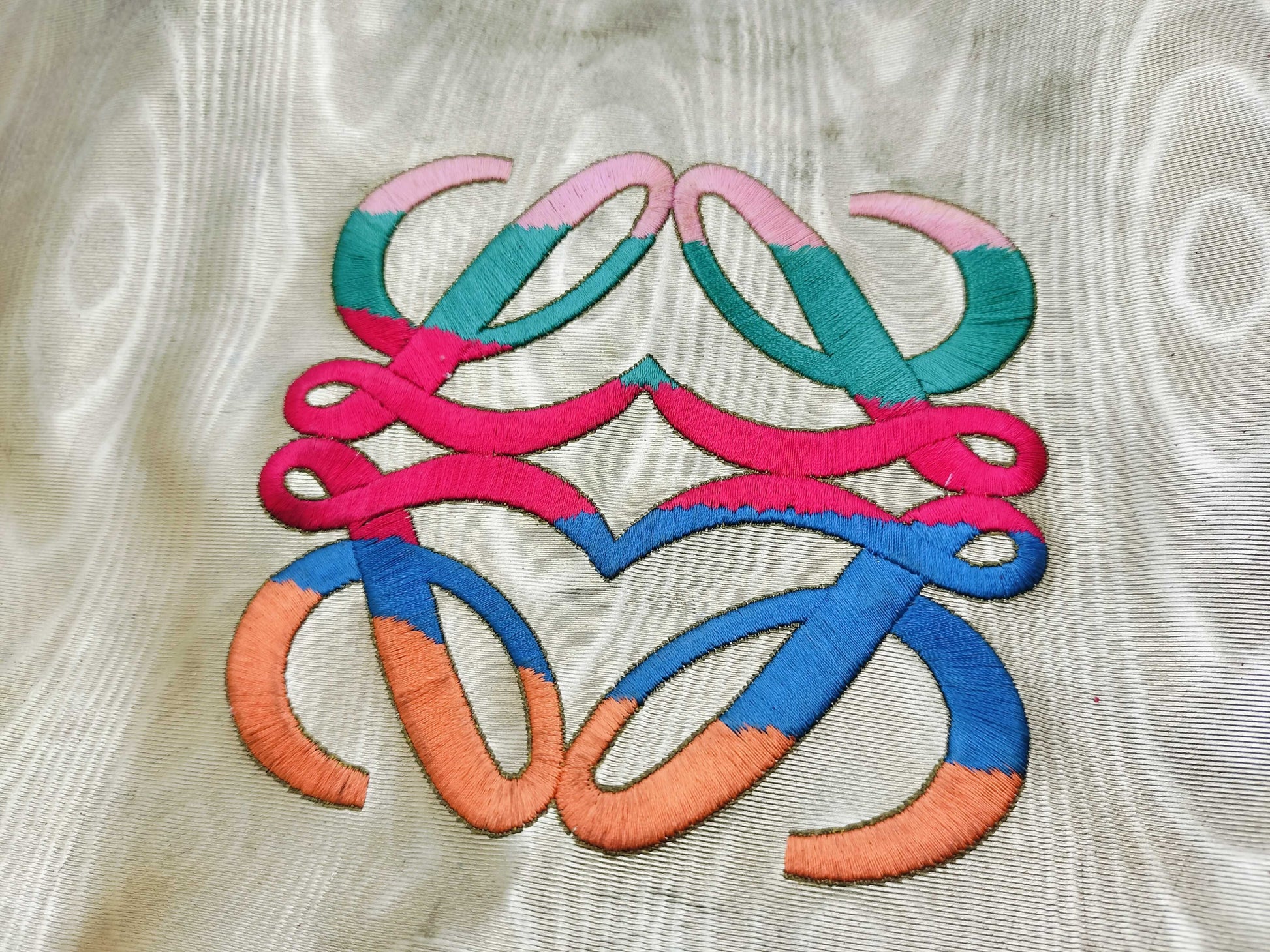 LOEWE Anagram Multicolor Tote Bag
