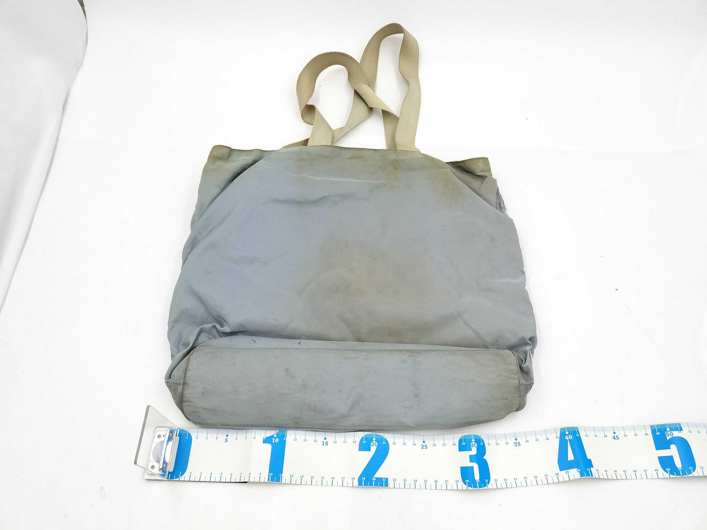PRADA Nylon Tote Shoulder Bag, Light Blue