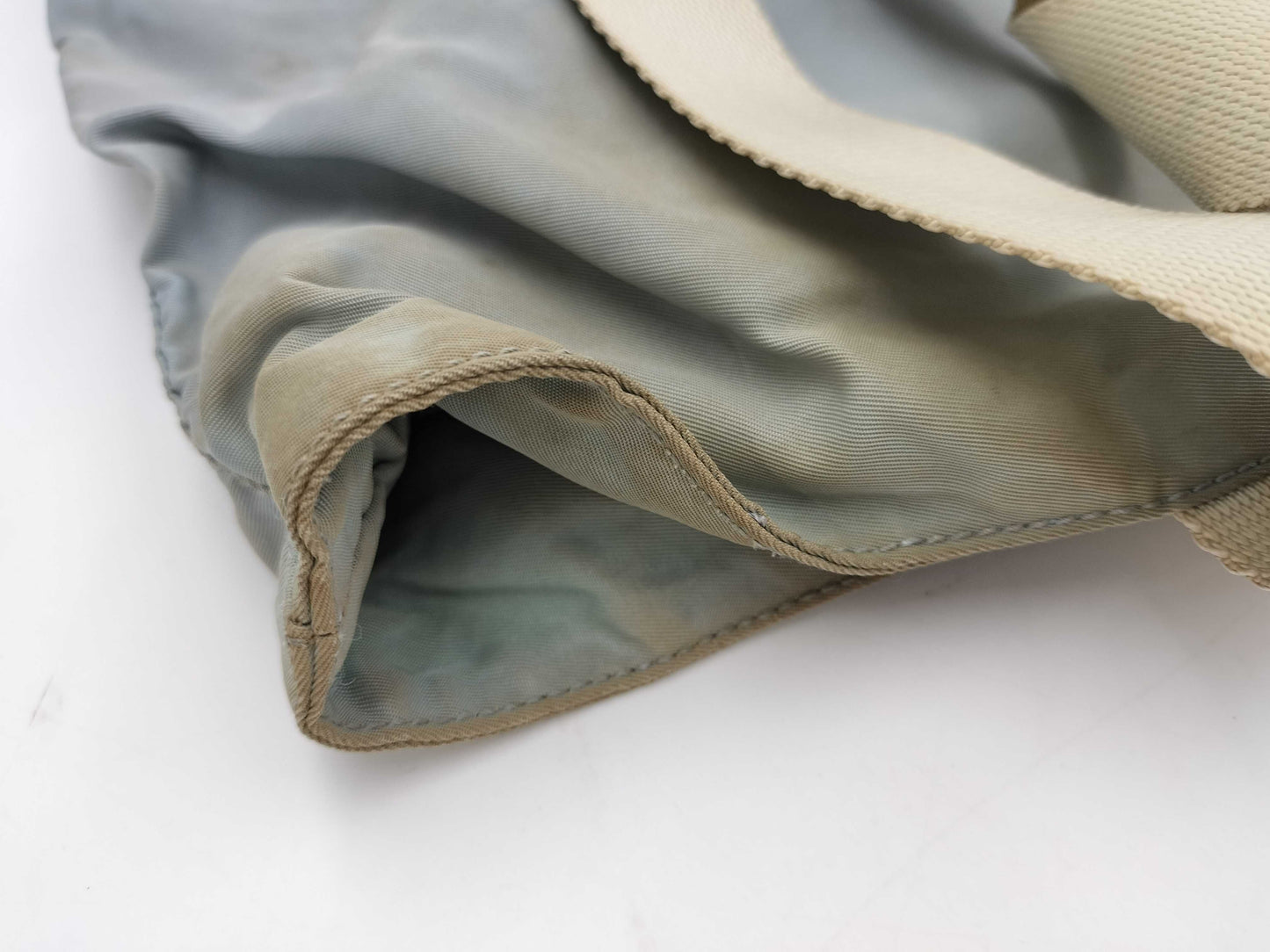 PRADA Nylon Tote Shoulder Bag, Light Blue