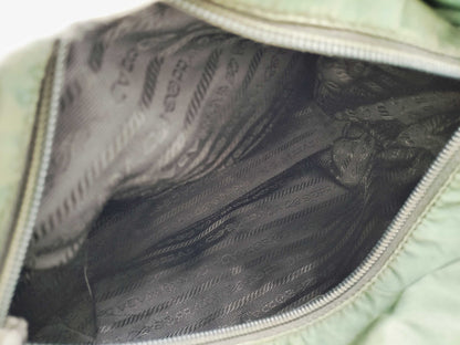 PRADA Nylon Handbag Khaki Handbag
