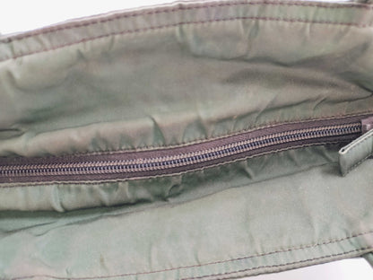 PRADA Nylon Handbag Khaki Handbag