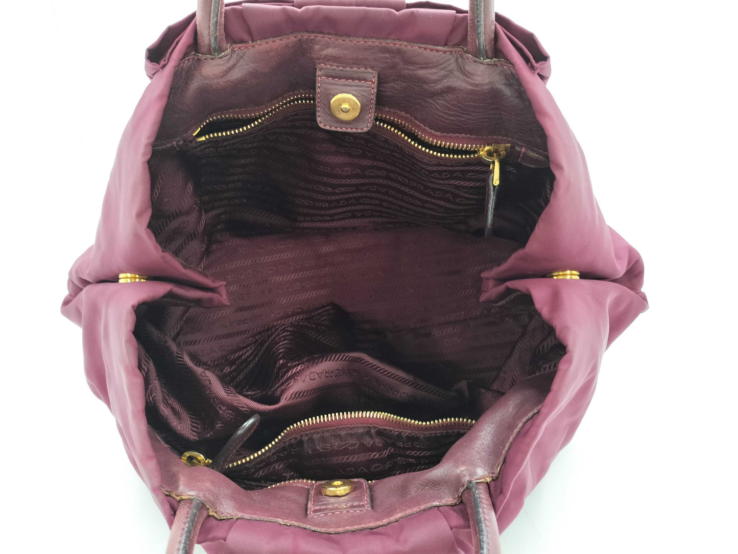 PRADA Nylon Ribbon Handbag