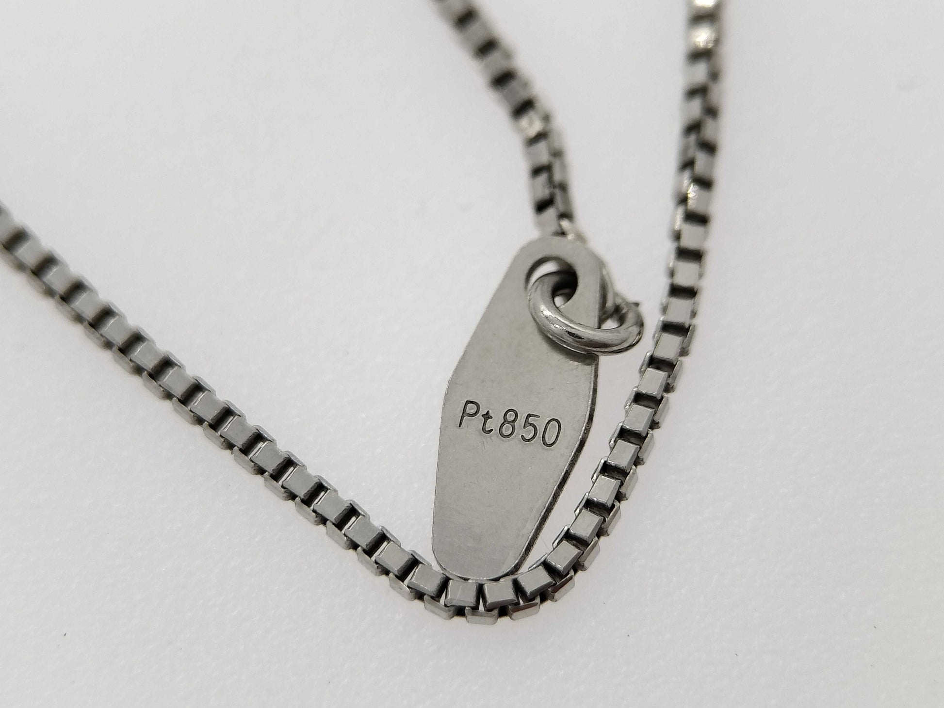 D1.58ct Pt850/K18 4.5g Necklace 