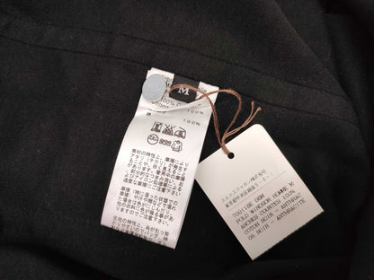 HERMES Serie Button Short Sleeve Polo Shirt Black/Unused Tops
