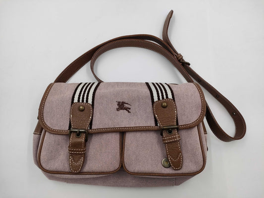 BURBERRY Blue Label Shoulder Canvas Shoulder Bag
