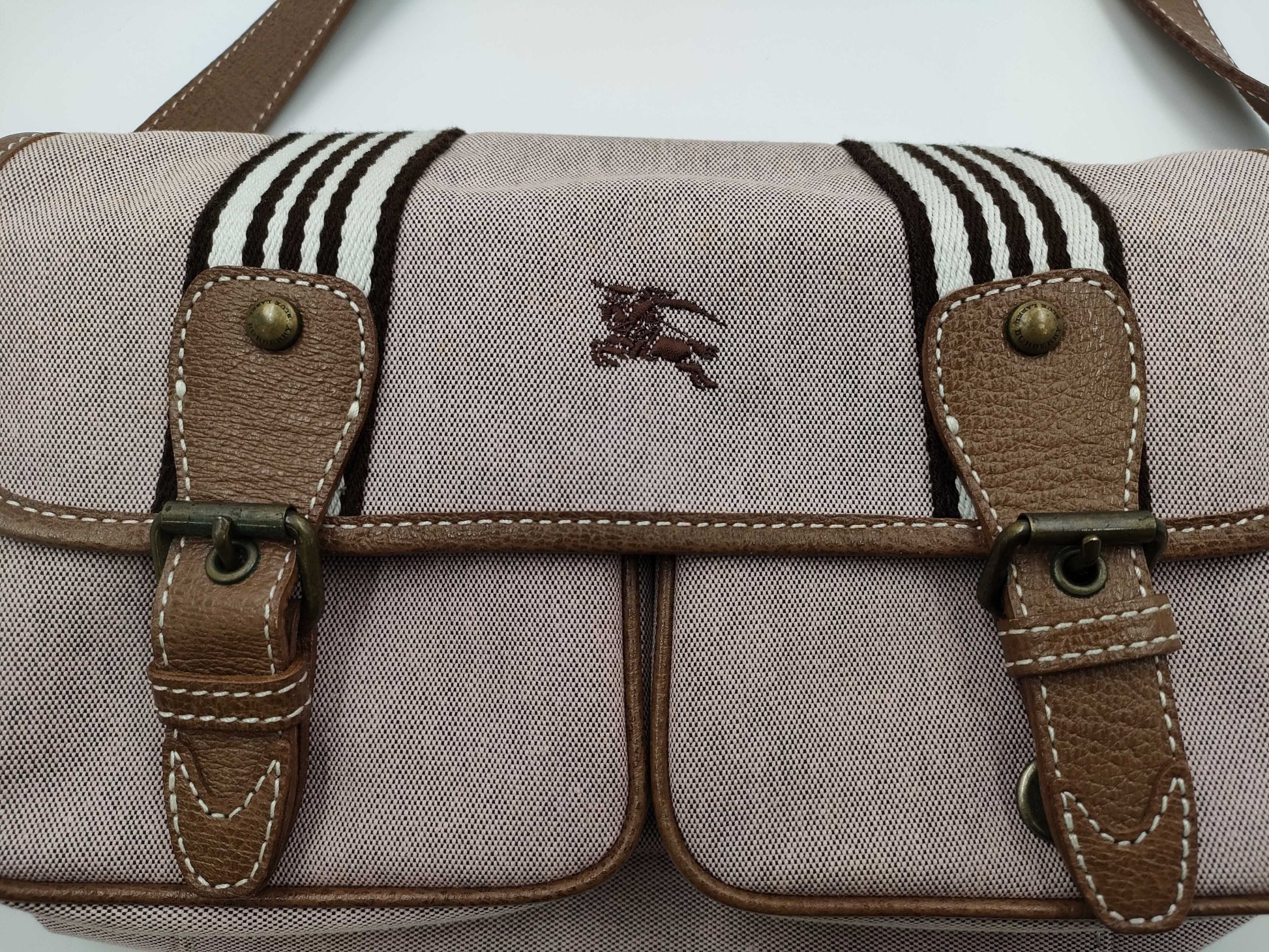 BURBERRY Blue Label Shoulder Canvas Shoulder Bag