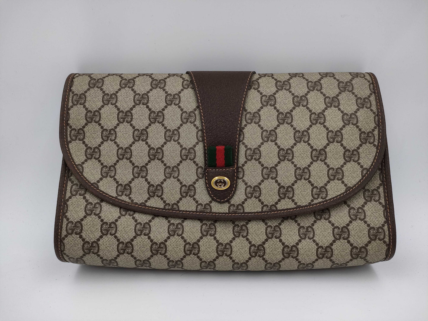 GUCCI GG Supreme Second Bag 156・01・031 Mocha Second Bag