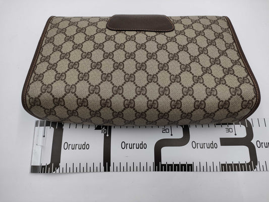 GUCCI GG Supreme Second Bag 156・01・031 Mocha Second Bag