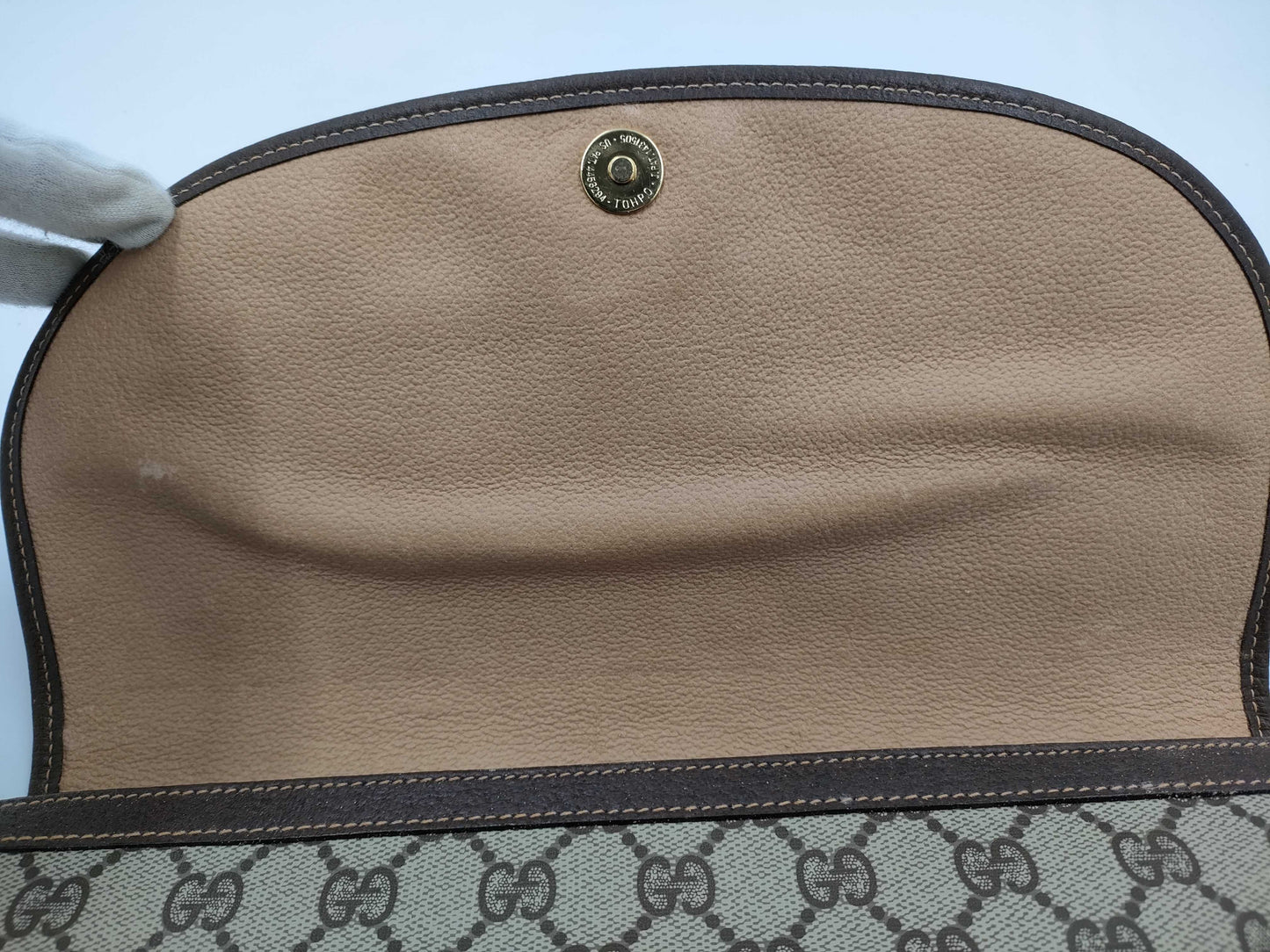 GUCCI GG Supreme Second Bag 156・01・031 Mocha Second Bag