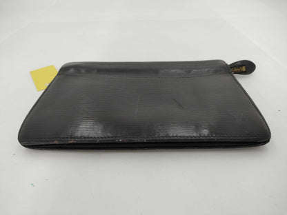 LOUIS VUITTON Epi Pochette Homme / Black Second Bag