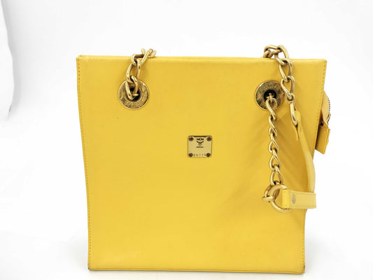 MCM Leather Chain Tote Bag *1 Shoulder Bag