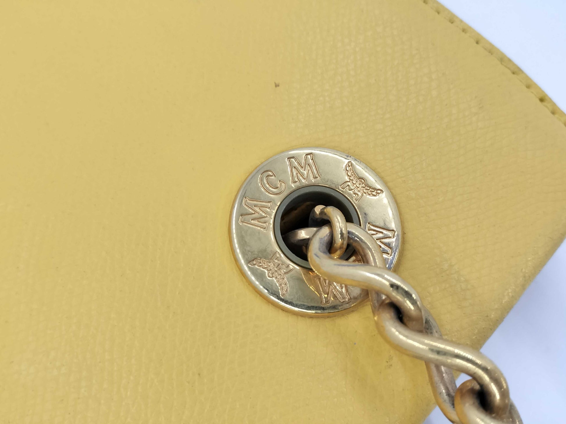 MCM Leather Chain Tote Bag *1 Shoulder Bag