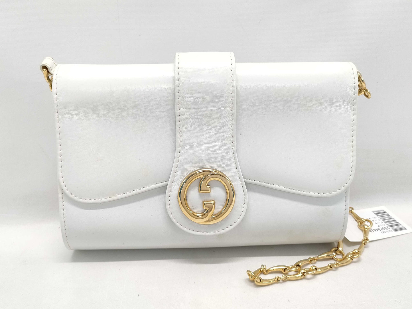 GUCCI Old Leather Chain Shoulder Bag