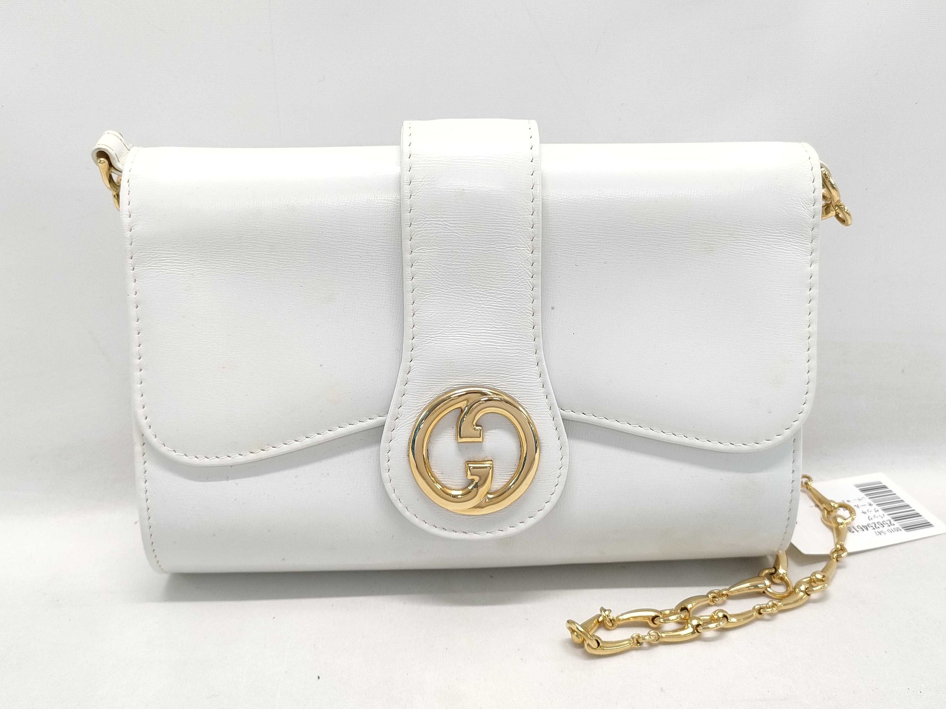 GUCCI Old Leather Chain Shoulder Bag