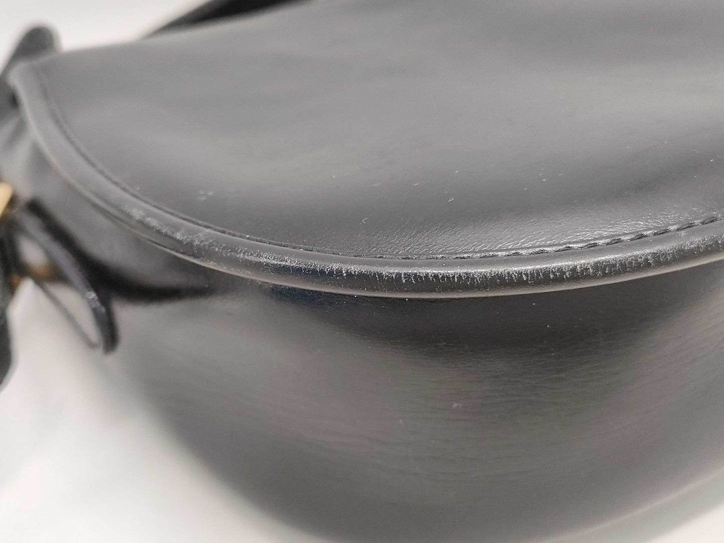 GUCCI Old Leather Shoulder Bag
