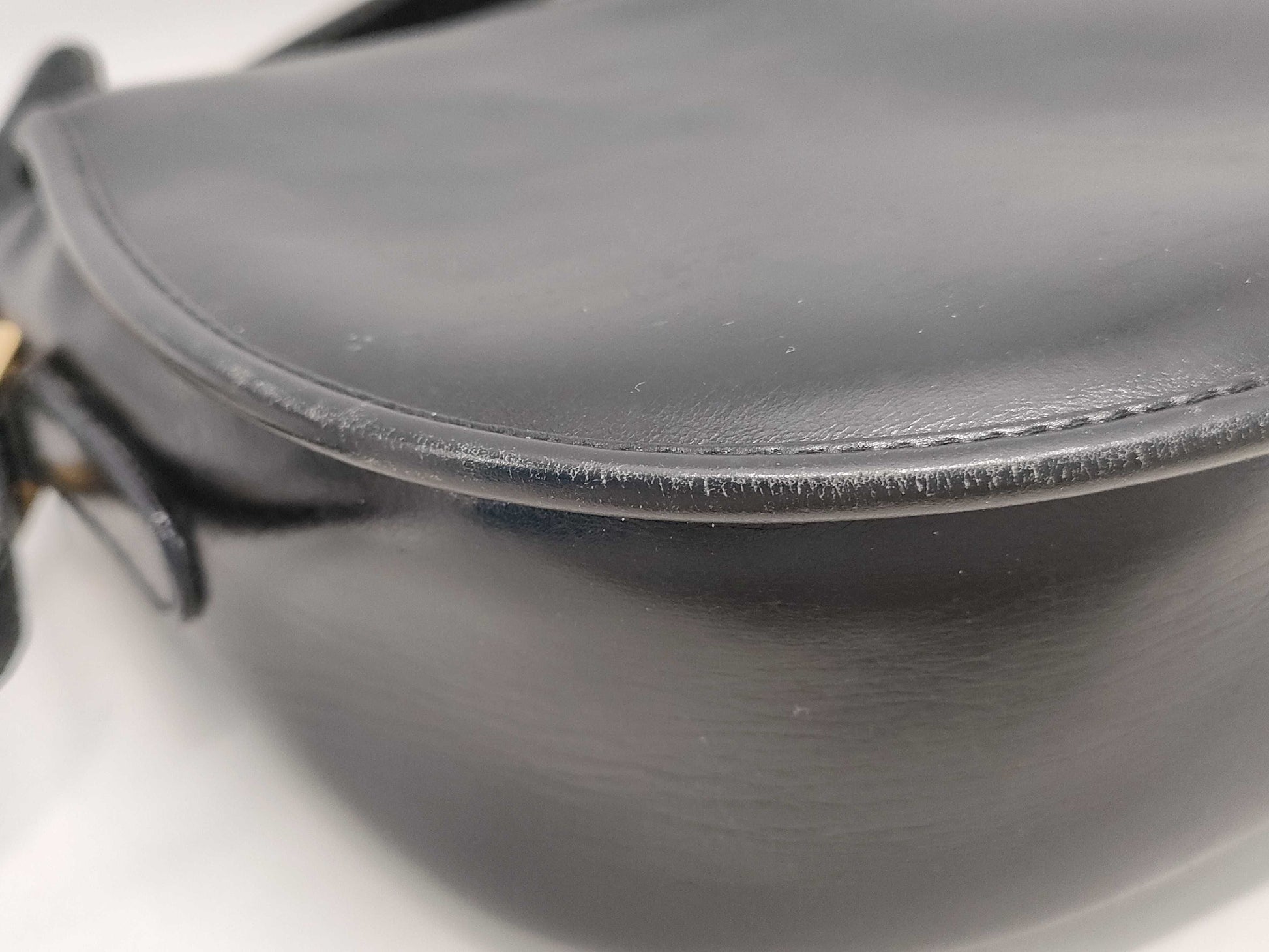 GUCCI Old Leather Shoulder Bag