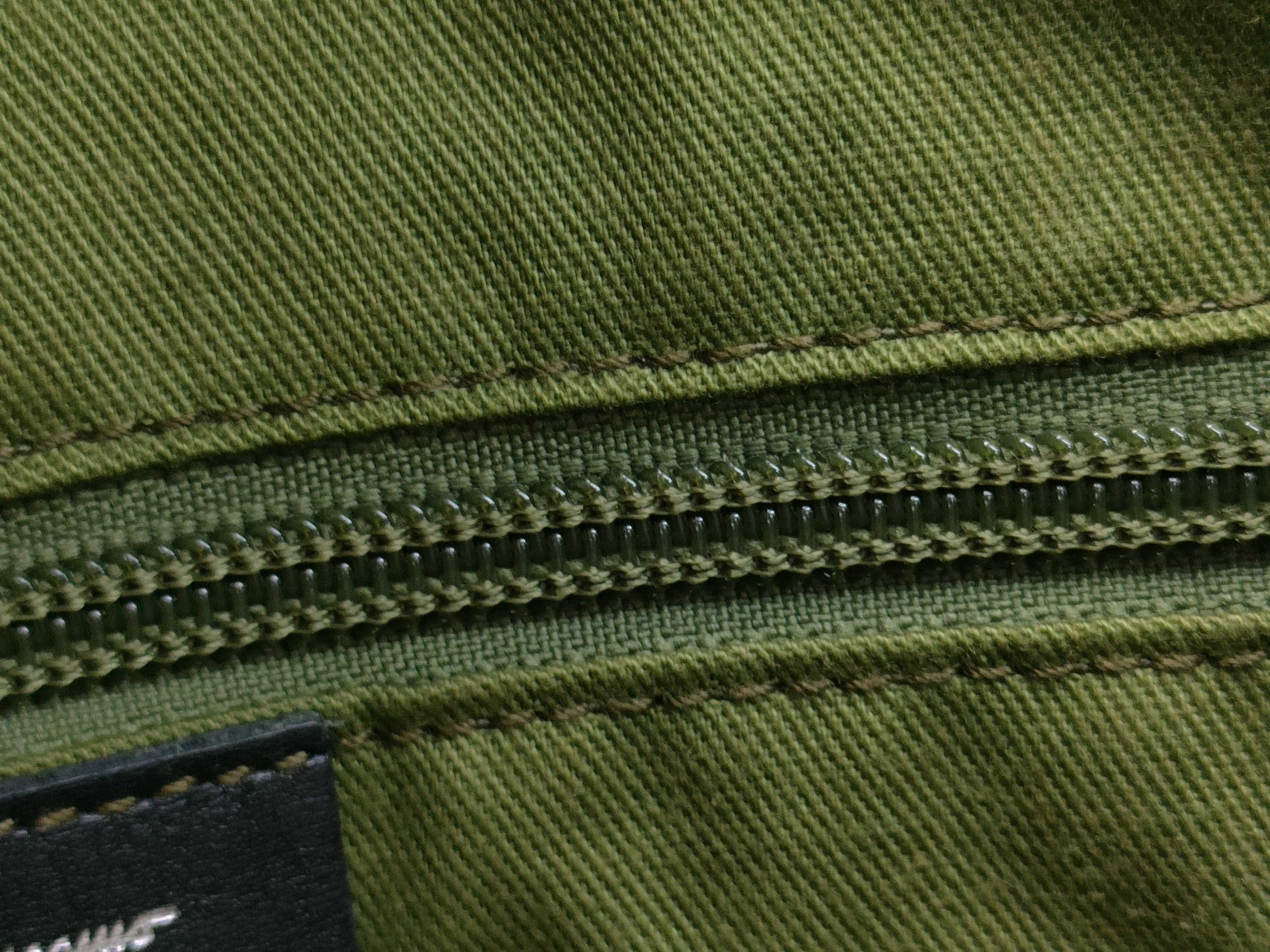 Salvatore Ferragamo Gancini Logo Leather Tote Bag