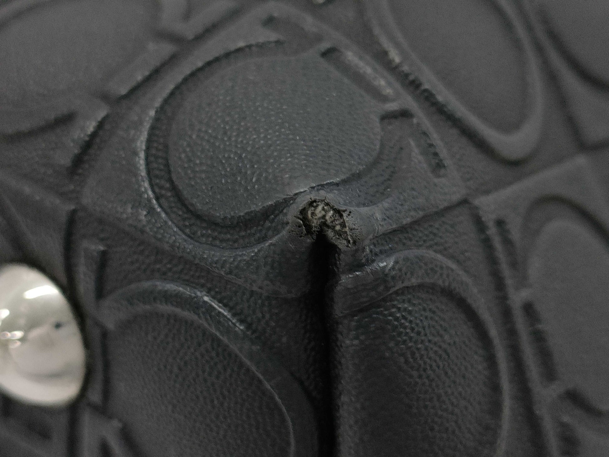Salvatore Ferragamo Gancini Logo Leather Tote Bag