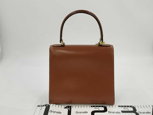 CELINE Calfskin Kelly-style Handbag