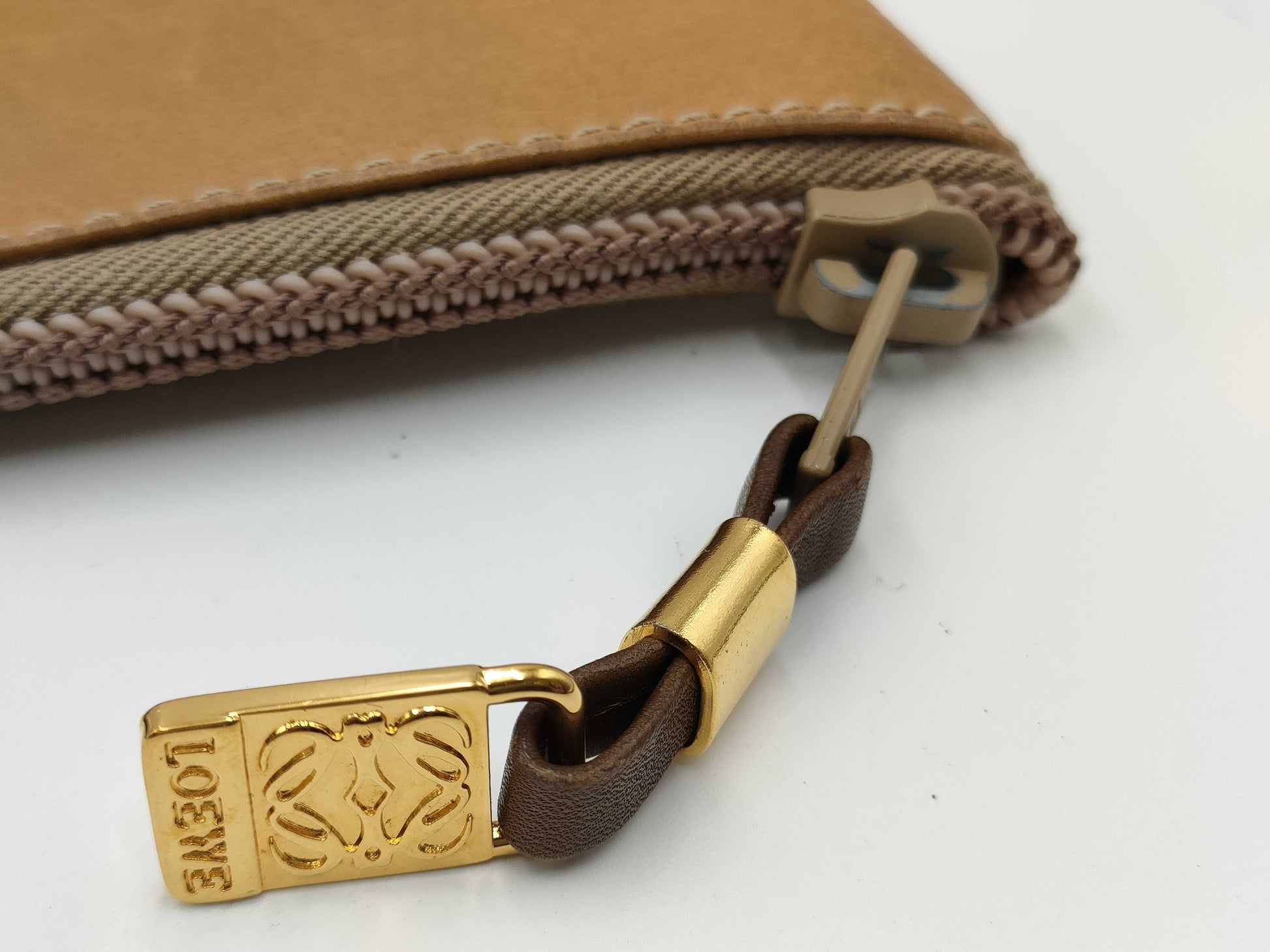LOEWE Anagram Leather Pouch