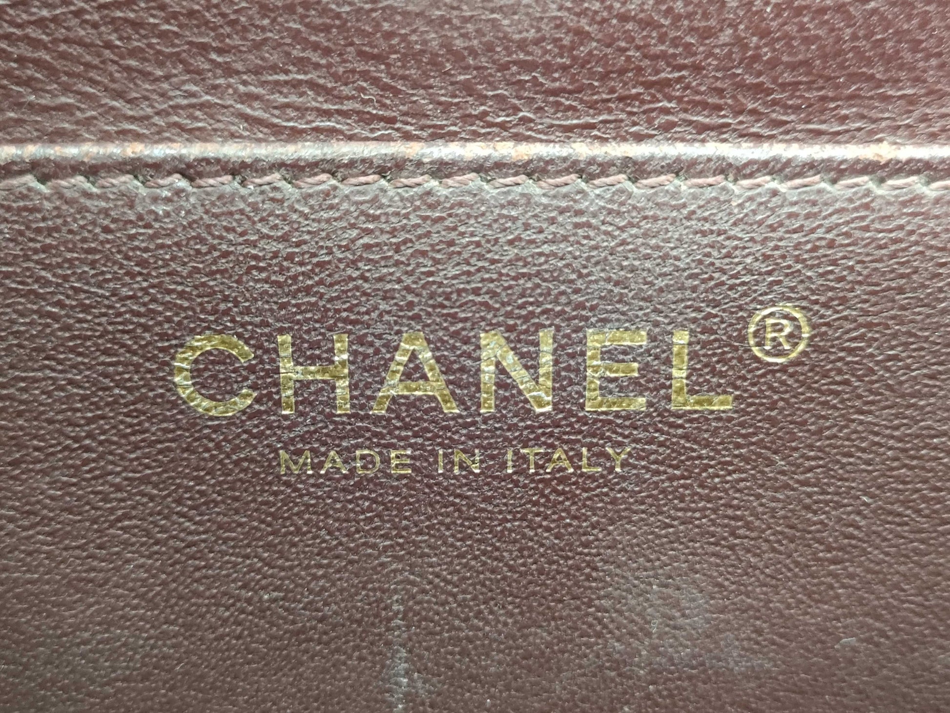 CHANEL Lambskin Matelasse Chain Shoulder Bag No. 18