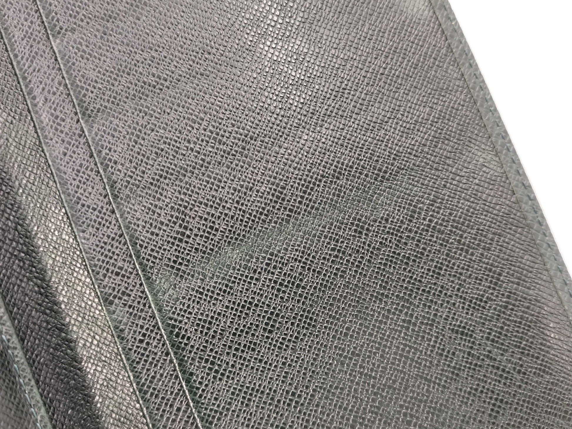 LOUIS VUITTON Taiga Long Wallet Green