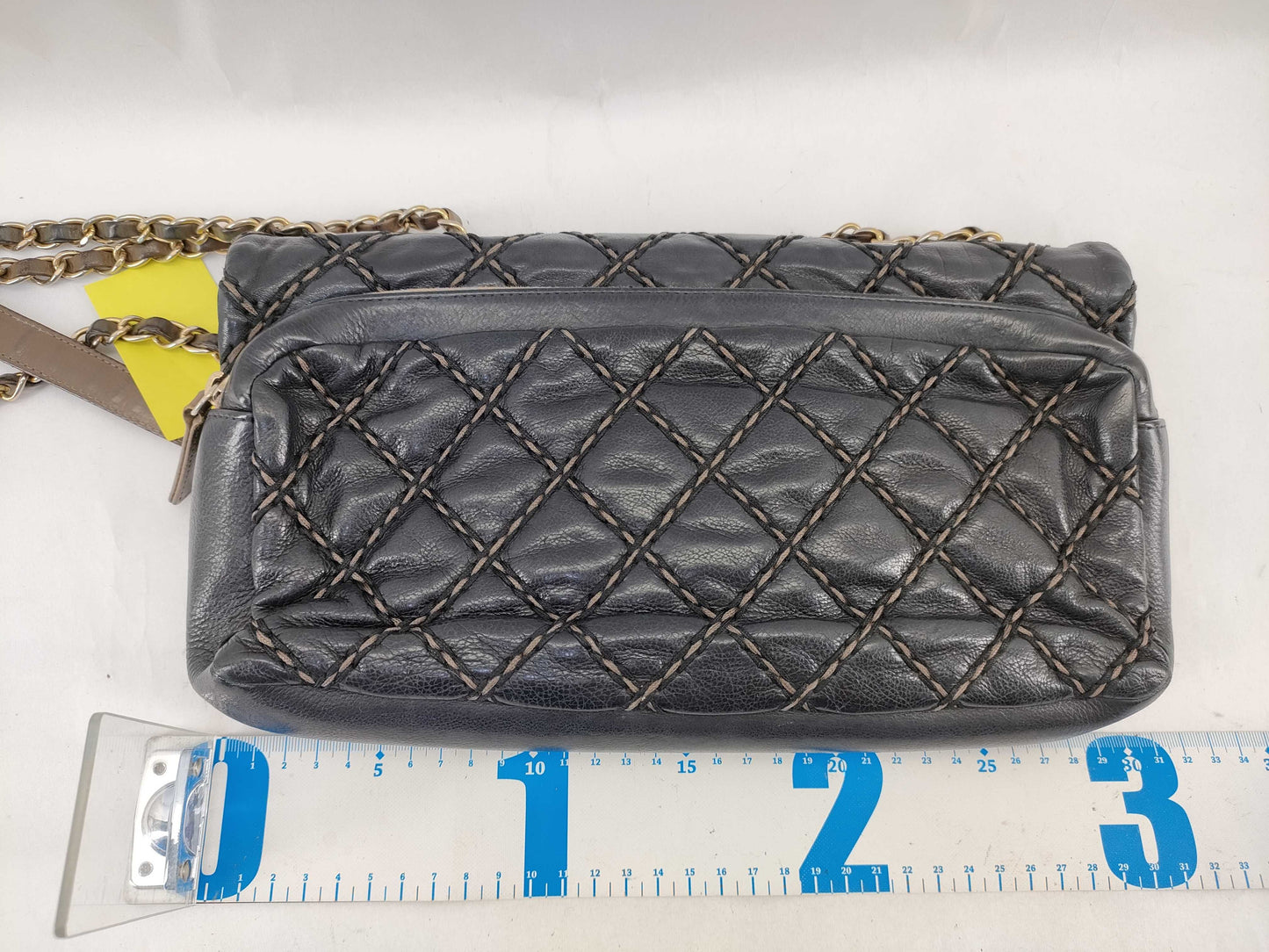 CHANEL [With sticker] No. 19 Calfskin Wild Stitch Matelasse Shoulder Bag