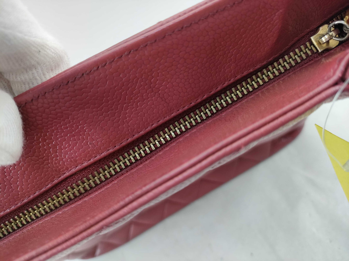 CHANEL [With sticker] No. 6 Caviar Skin Reproduction Tote Bag