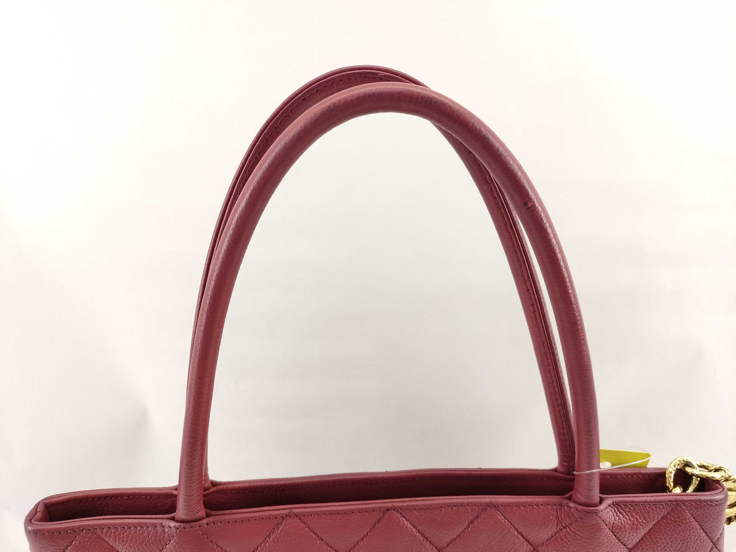 CHANEL [With sticker] No. 6 Caviar Skin Reproduction Tote Bag