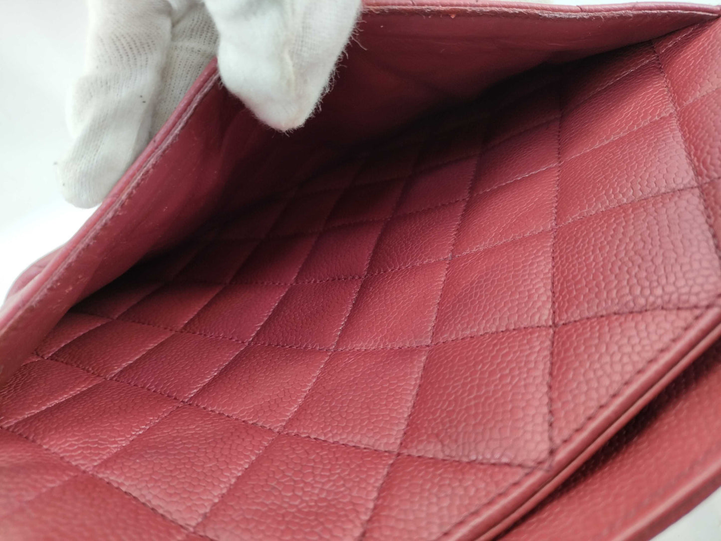 CHANEL [With sticker] No. 6 Caviar Skin Reproduction Tote Bag