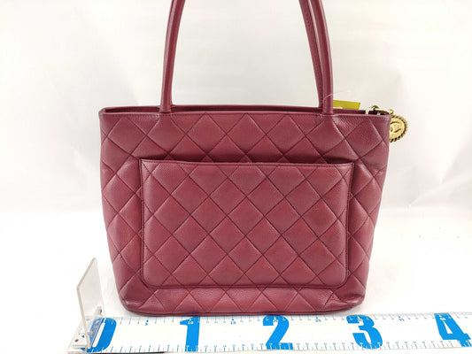 CHANEL [With sticker] No. 6 Caviar Skin Reproduction Tote Bag