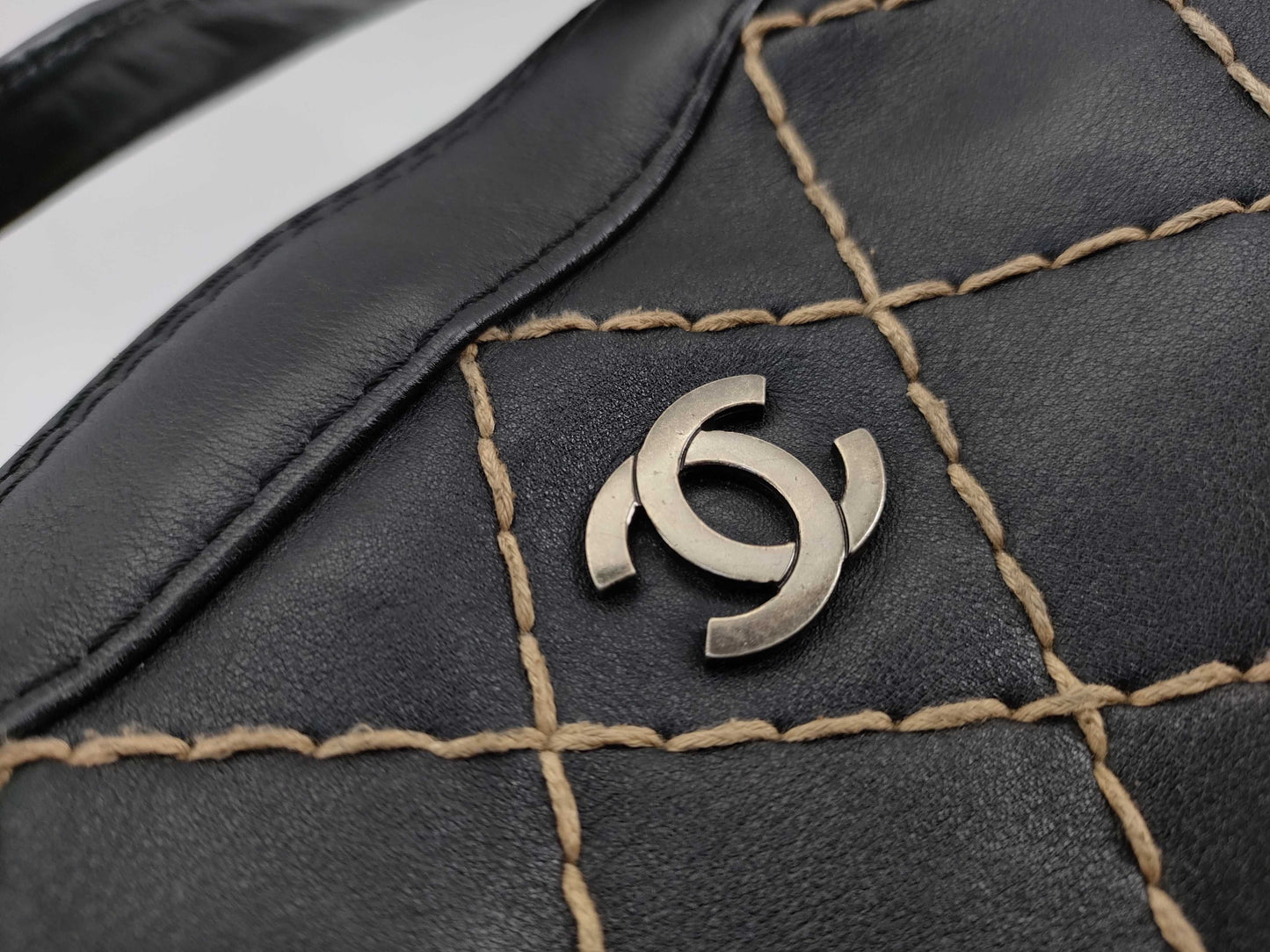 CHANEL [With sticker] No. 6 Wild Stitch Boston Bag Tote Bag