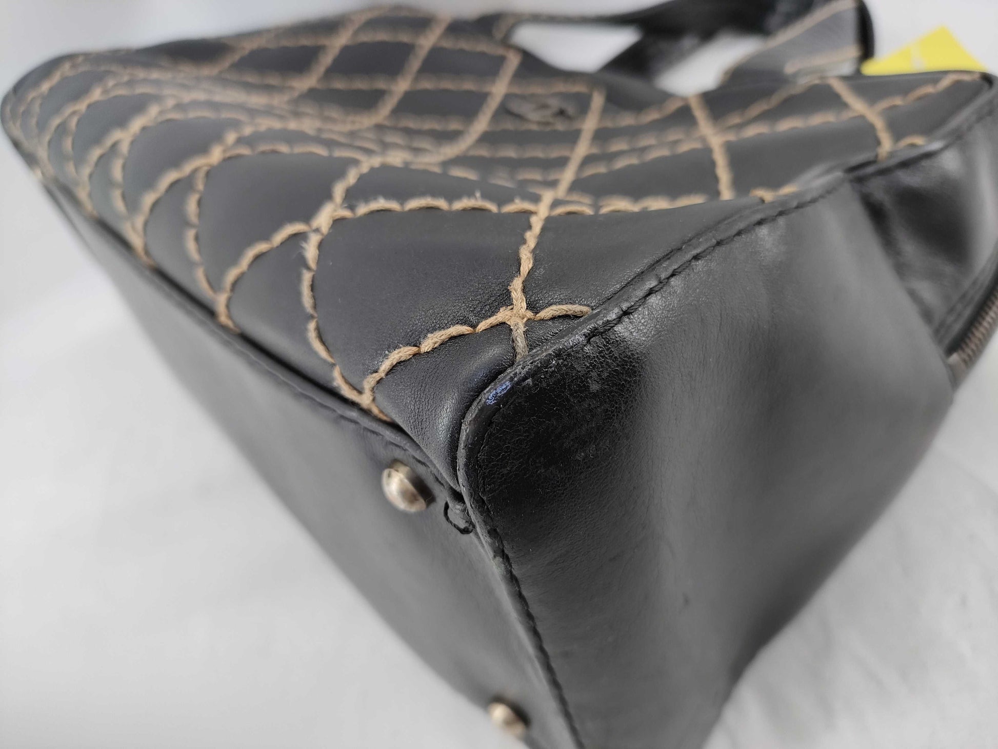 CHANEL [With sticker] No. 6 Wild Stitch Boston Bag Tote Bag