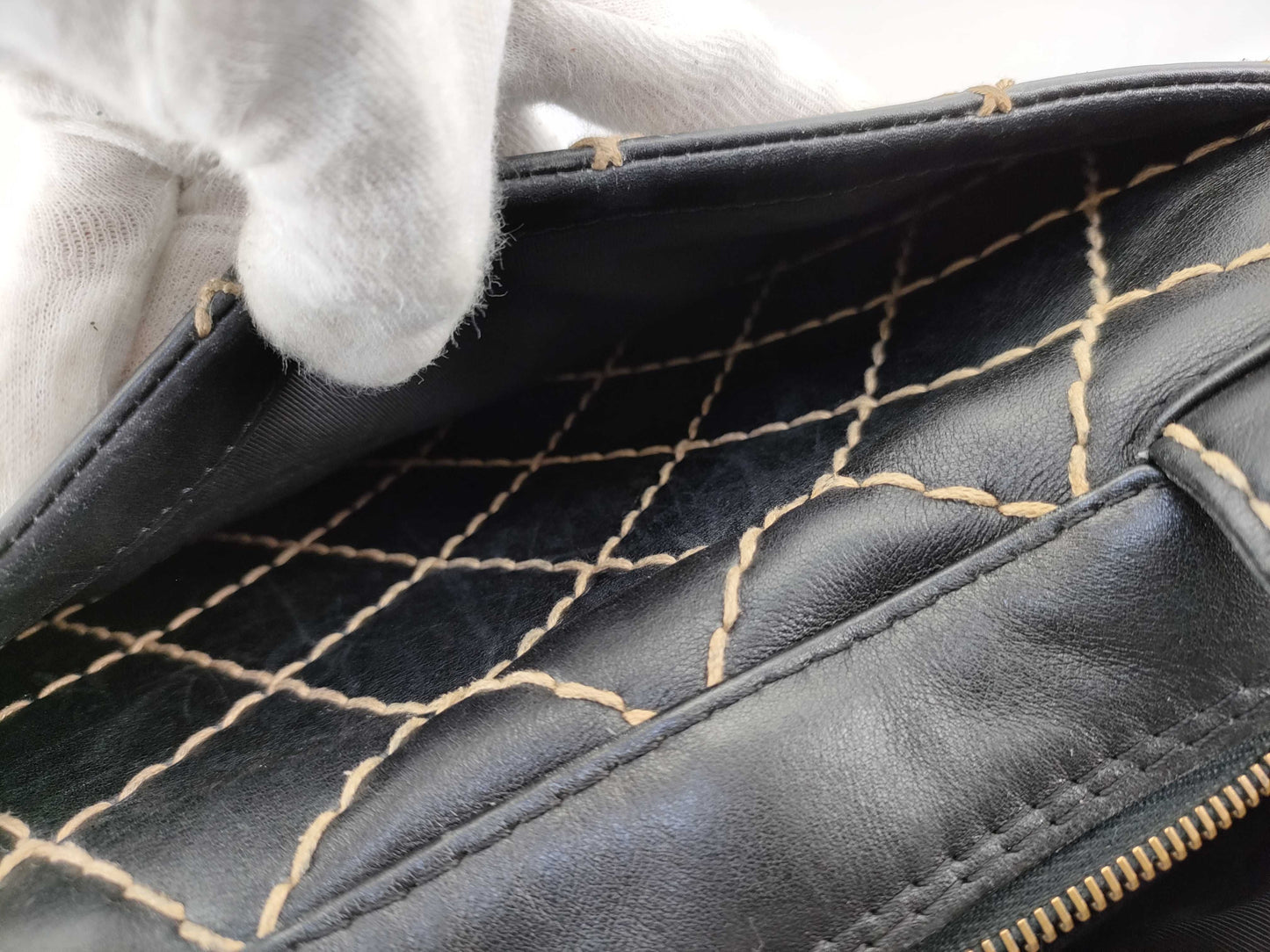 CHANEL [With sticker] No. 6 Wild Stitch Boston Bag Tote Bag
